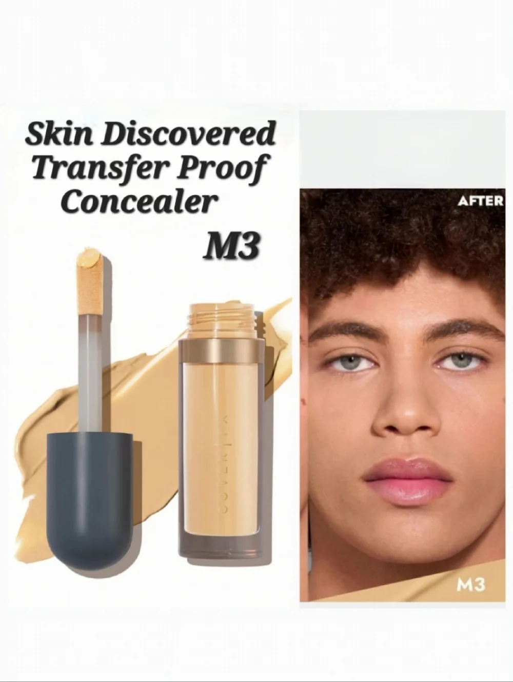🌺Cover FX M3 Skin Discovered Longwear Concealer Transfer Proof Full Coverage